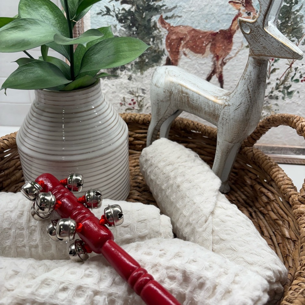 Red Jingle Bell Rattle - Picture 3 of 9